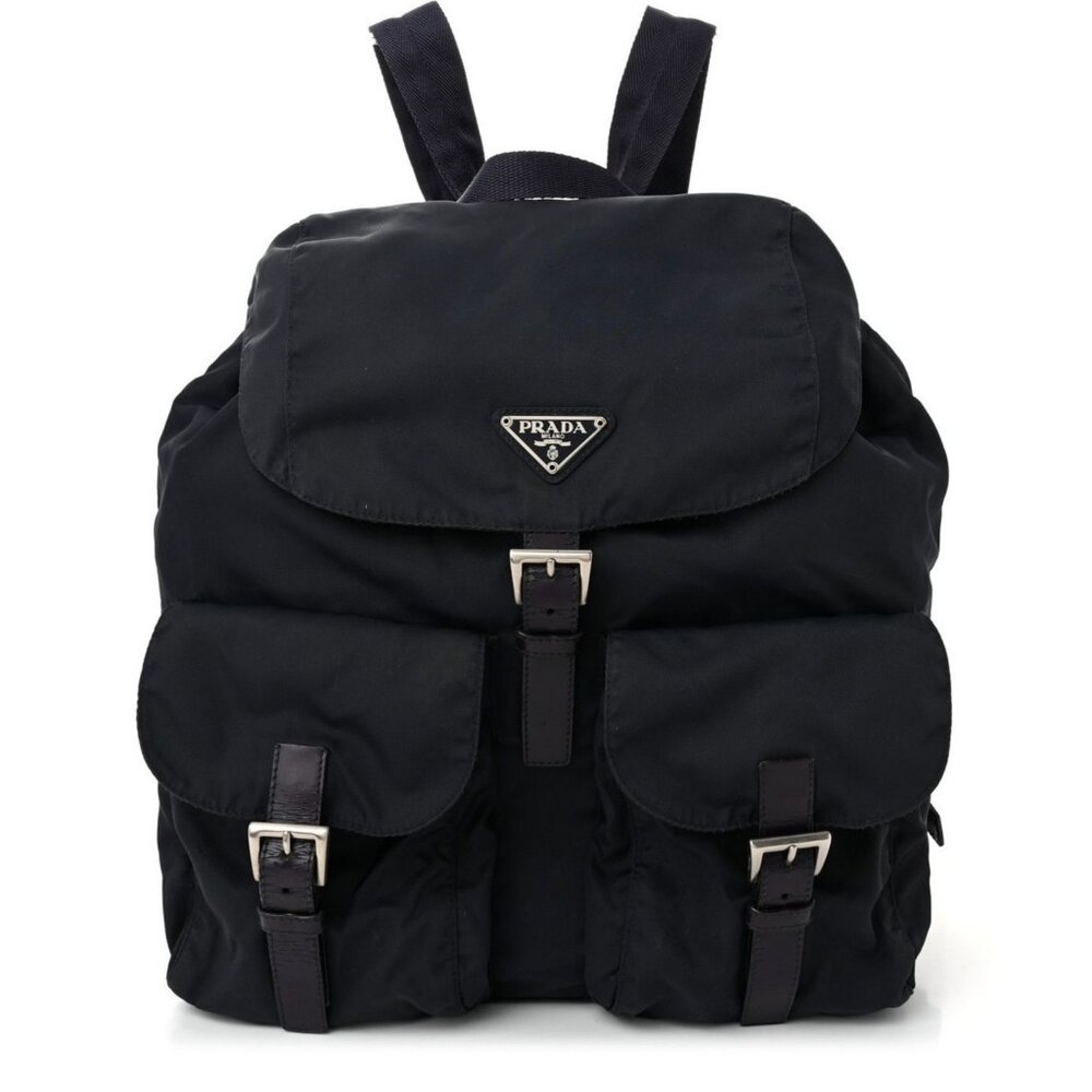 Authentic Prada Nylon Tessuto Backpack Saffiano L… - image 1